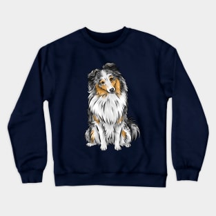 Shetland Sheepdog | Sheltie | Merle | Cute Dog Crewneck Sweatshirt